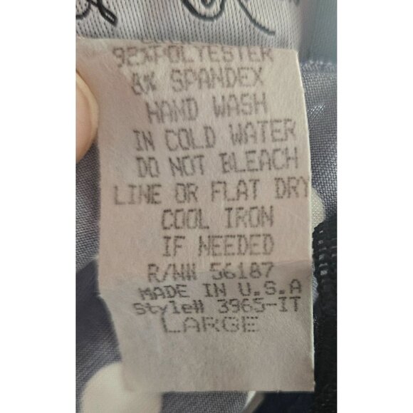 Star Vixen Womens Large Polka Dot Navy Maxi Dress Tie-Sleeves & Keyhole Back - Picture 11 of 11